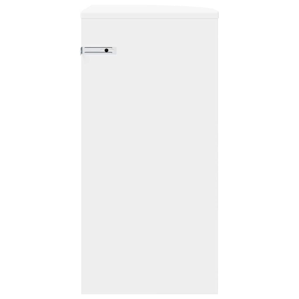 Avlastningsbord Hvit 29,6 x 29,6 x 60 cm Konstruert tre