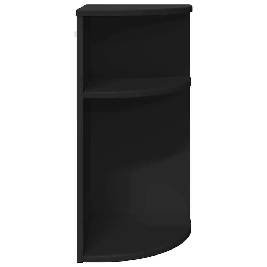 Avlastningsbord Svart 29,6 x 29,6 x 60 cm Konstruert tre