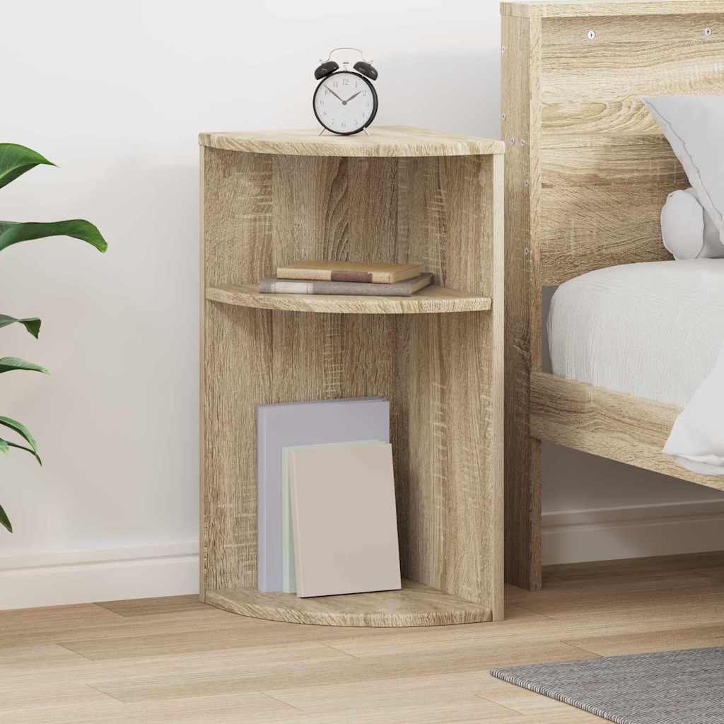 Avlastningsbord Sonoma eik 29,6 x 29,6 x 60 cm Konstruert tre