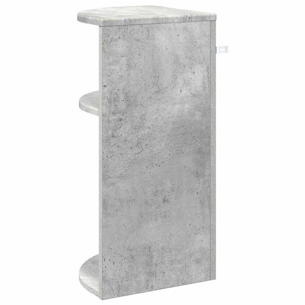 Avlastningsbord Betonggrå 29,6 x 29,6 x 60 cm Konstruert tre