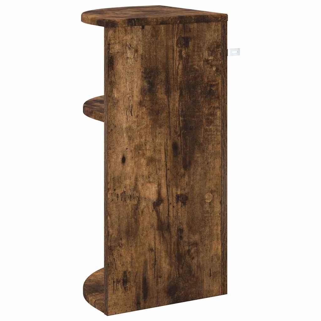 Avlastningsbord Røkt eik 29,6 x 29,6 x 60 cm Konstruert tre