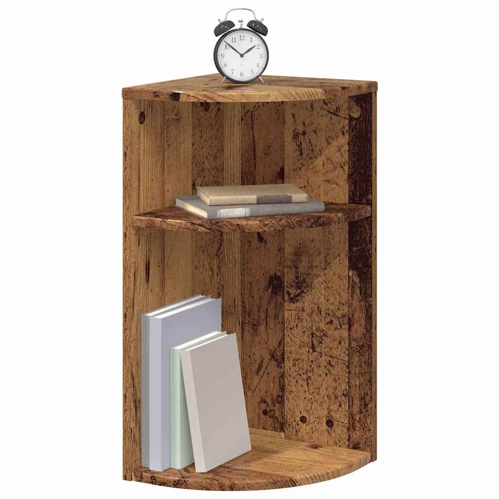 Avlastningsbord Gammelt tre 29,6 x 29,6 x 60 cm Konstruert tre
