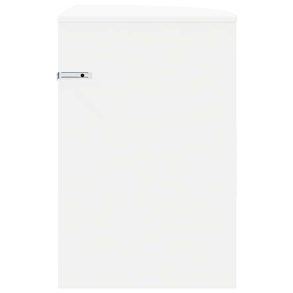 Avlastningsbord Hvit 39,7 x 39,7 x 60 cm Konstruert tre