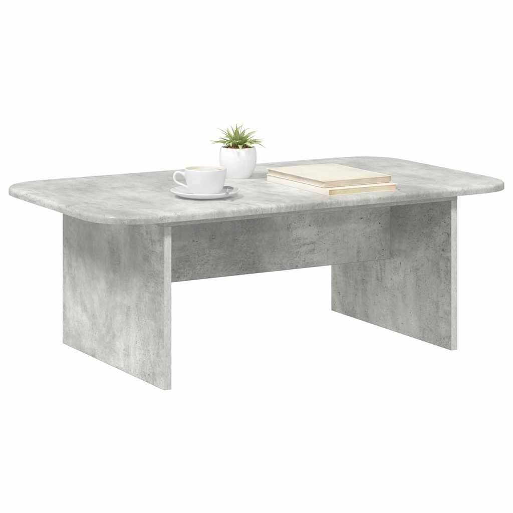 Kaffebord Betonggrå 93 x 53 x 33 cm Konstruert tre