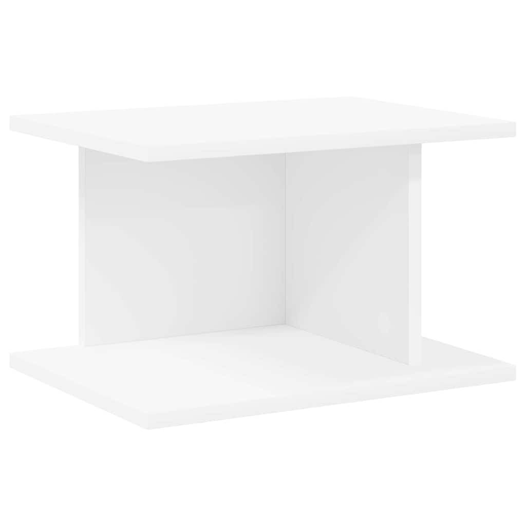 Nattbord 2 pcs Hvit 40 x 30 x 25 cm Konstruert tre