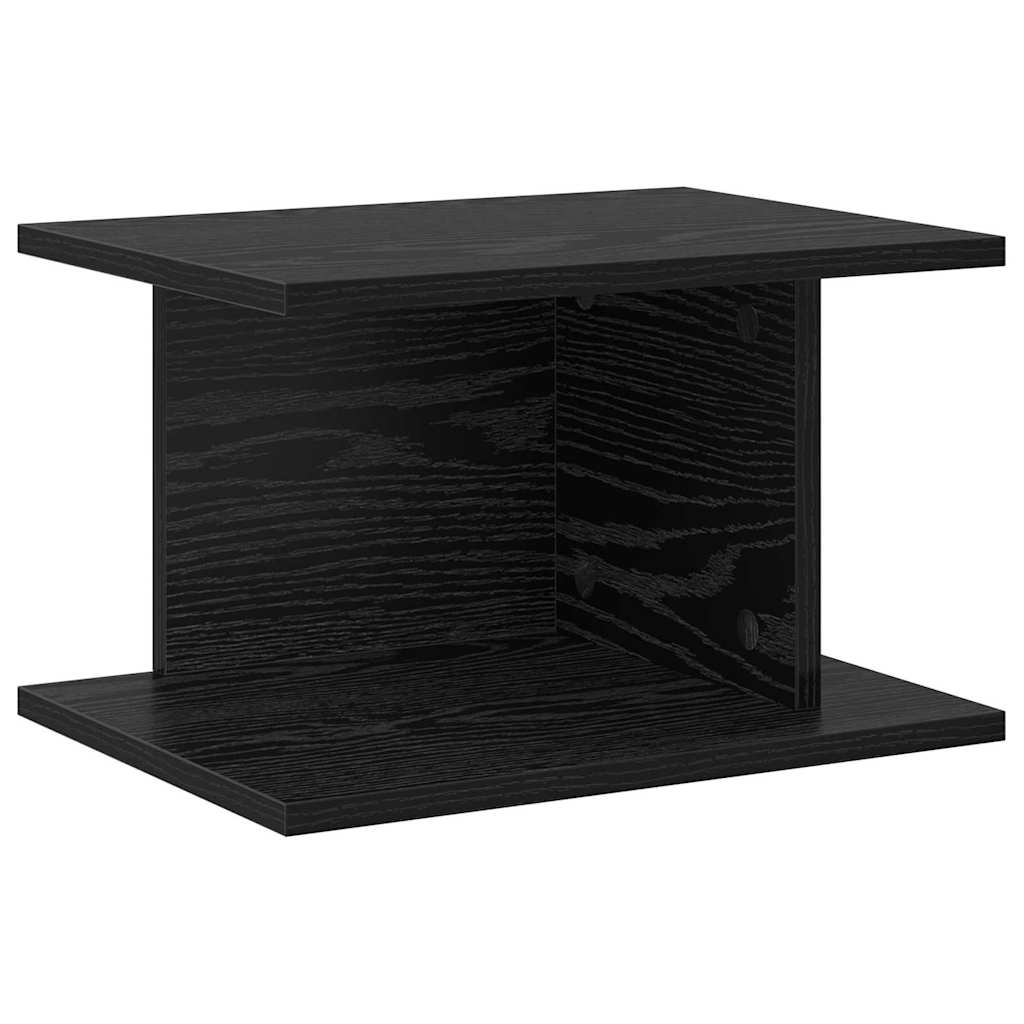 Nattbord Svart Eik 40 x 30 x 25 cm Konstruert tre