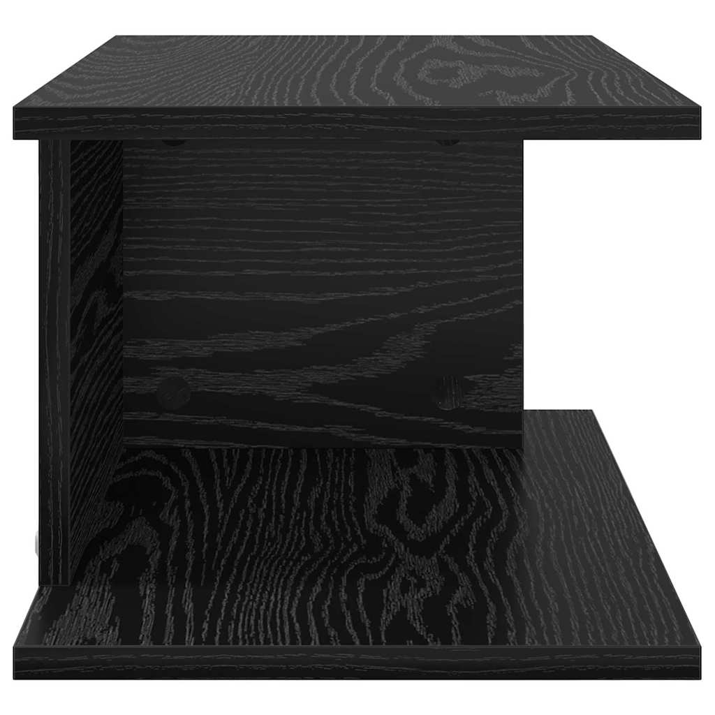 Nattbord Svart Eik 40 x 30 x 25 cm Konstruert tre