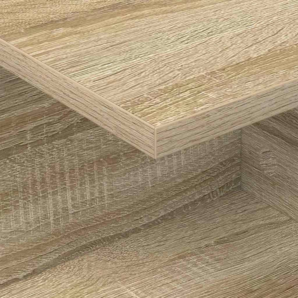 Nattbord 2 pcs Sonoma eik 40 x 30 x 25 cm Konstruert tre