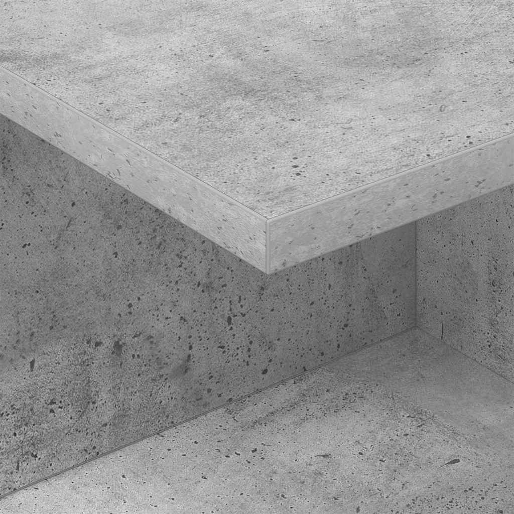 Nattbord Betonggrå 40 x 30 x 25 cm Konstruert tre
