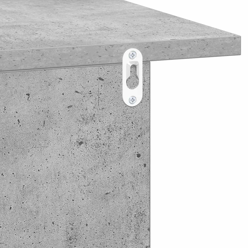 Nattbord Betonggrå 40 x 30 x 25 cm Konstruert tre