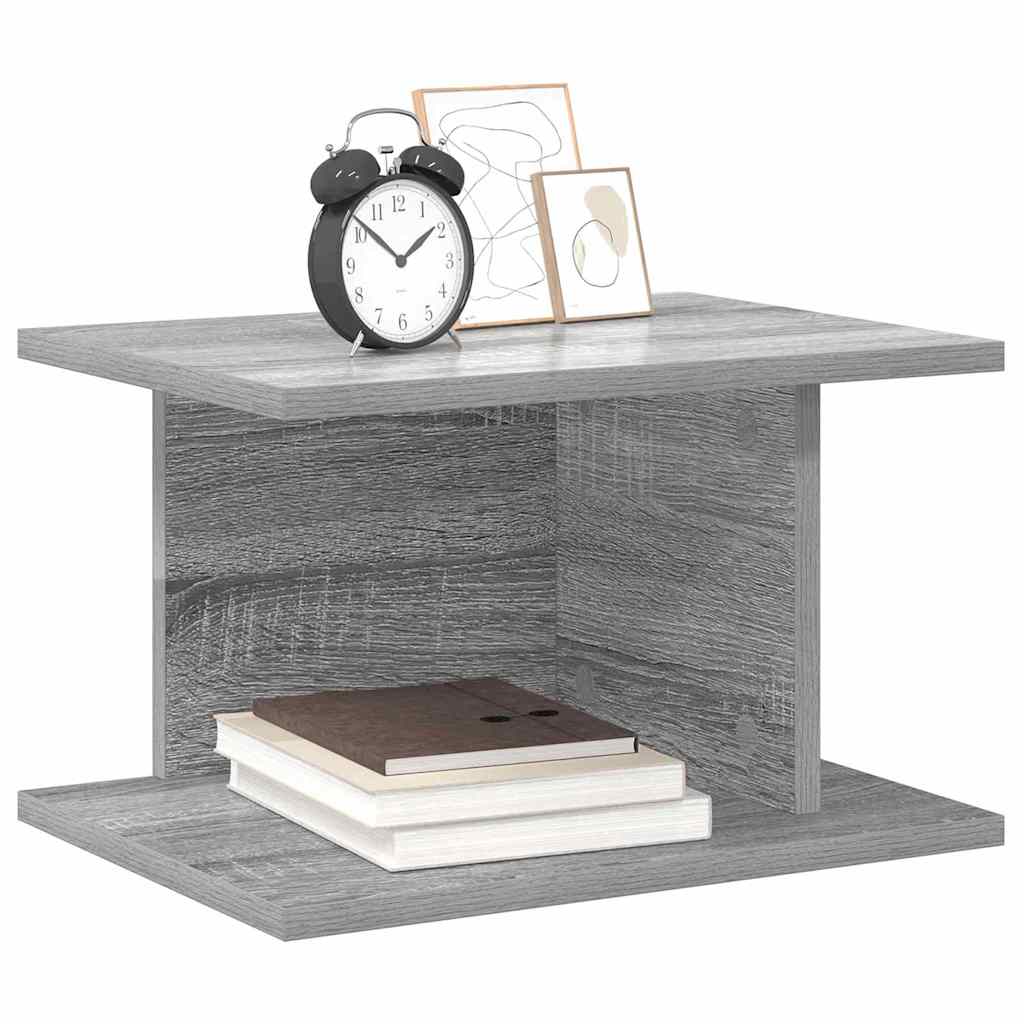 Nattbord 2 pcs Grå Sonoma 40 x 30 x 25 cm Konstruert tre