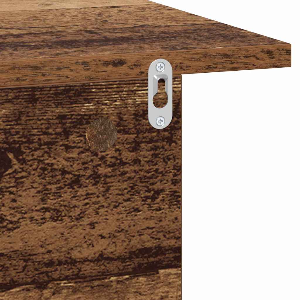 Nattbord 2 pcs Gammelt tre 40 x 30 x 25 cm Konstruert tre