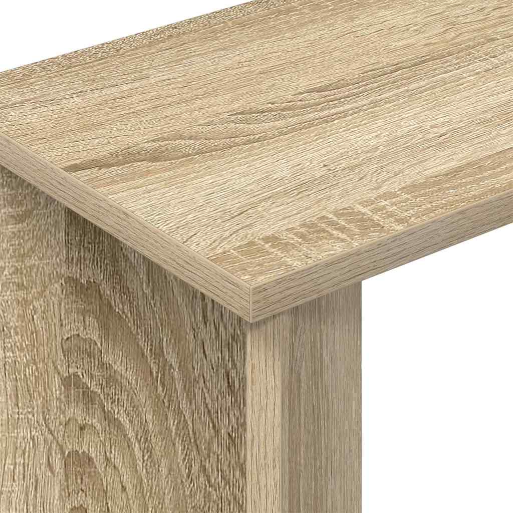 Avlastningsbord Sonoma eik 35 x 25 x 50 cm Konstruert tre