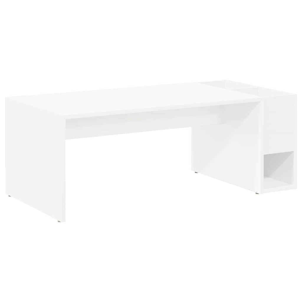 Kaffebord Hvit 101,5 x 50 x 37 cm Konstruert tre