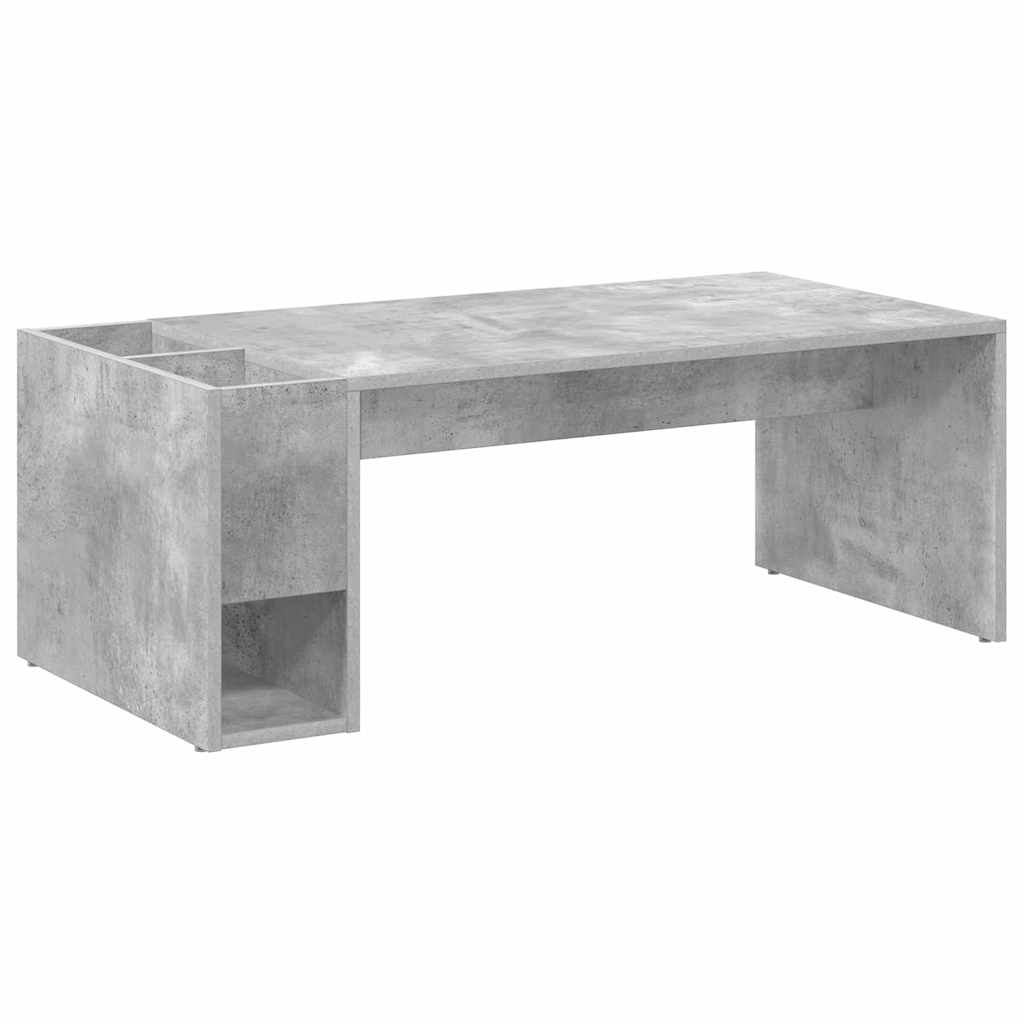 Kaffebord Betonggrå 101,5 x 50 x 37 cm Konstruert tre