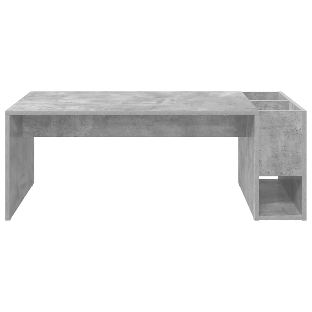 Kaffebord Betonggrå 101,5 x 50 x 37 cm Konstruert tre