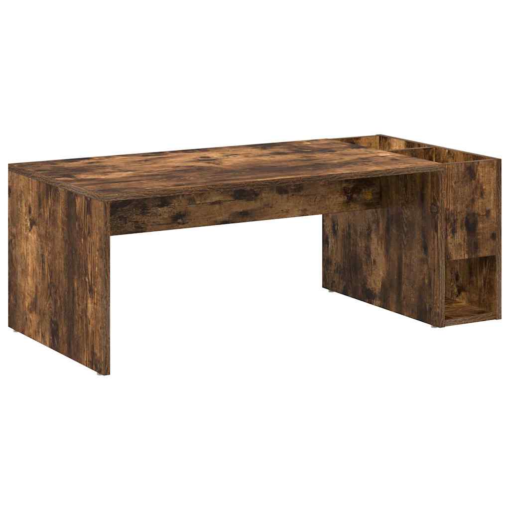 Kaffebord Røkt eik 101,5 x 50 x 37 cm Konstruert tre