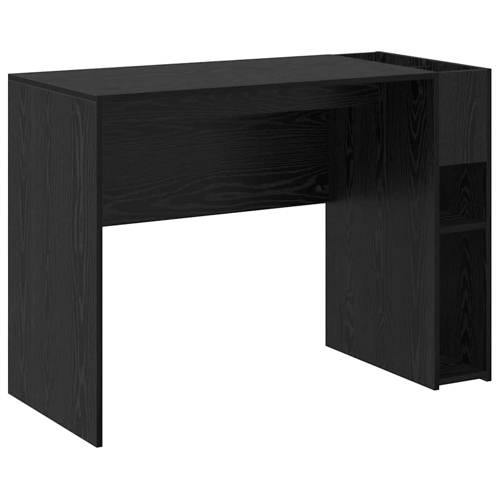 Skrivebord Svart Eik Konstruert tre 109 x 50 x 78 cm