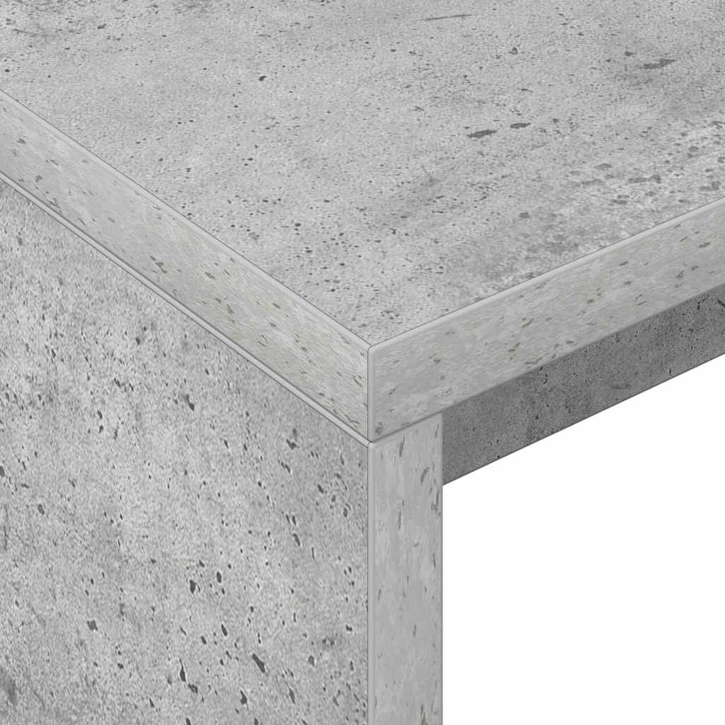 Skrivebord Betonggrå 109 x 50 x 78 cm Konstruert tre
