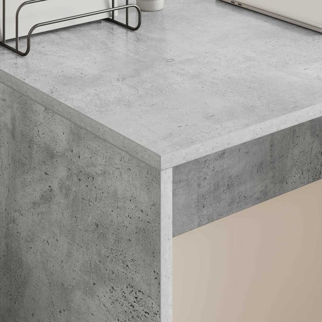 Skrivebord Betonggrå 109 x 50 x 78 cm Konstruert tre