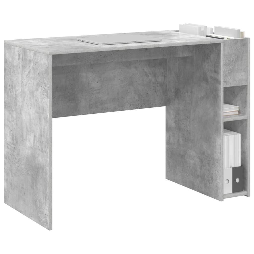 Skrivebord Betonggrå 109 x 50 x 78 cm Konstruert tre
