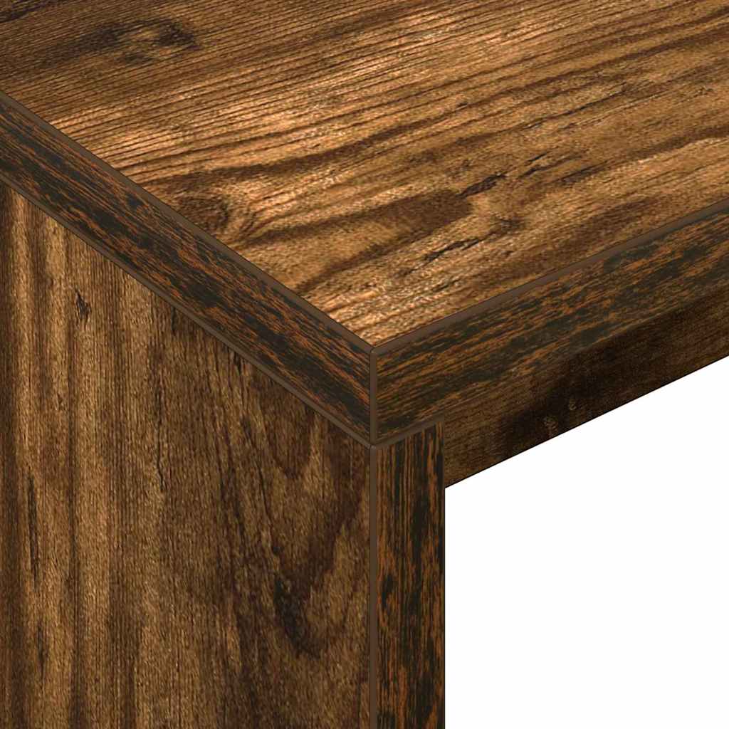 Skrivebord Røkt eik 109 x 50 x 78 cm Konstruert tre