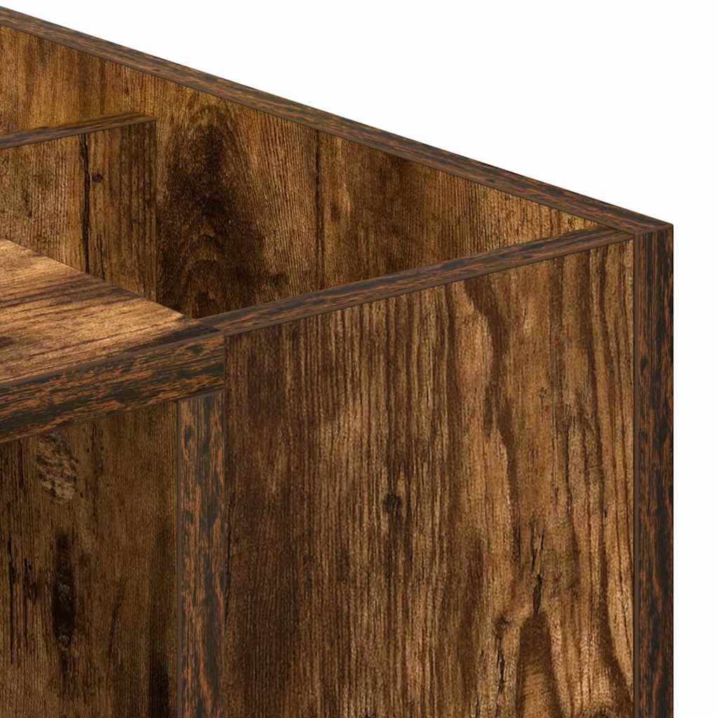 Skrivebord Røkt eik 109 x 50 x 78 cm Konstruert tre