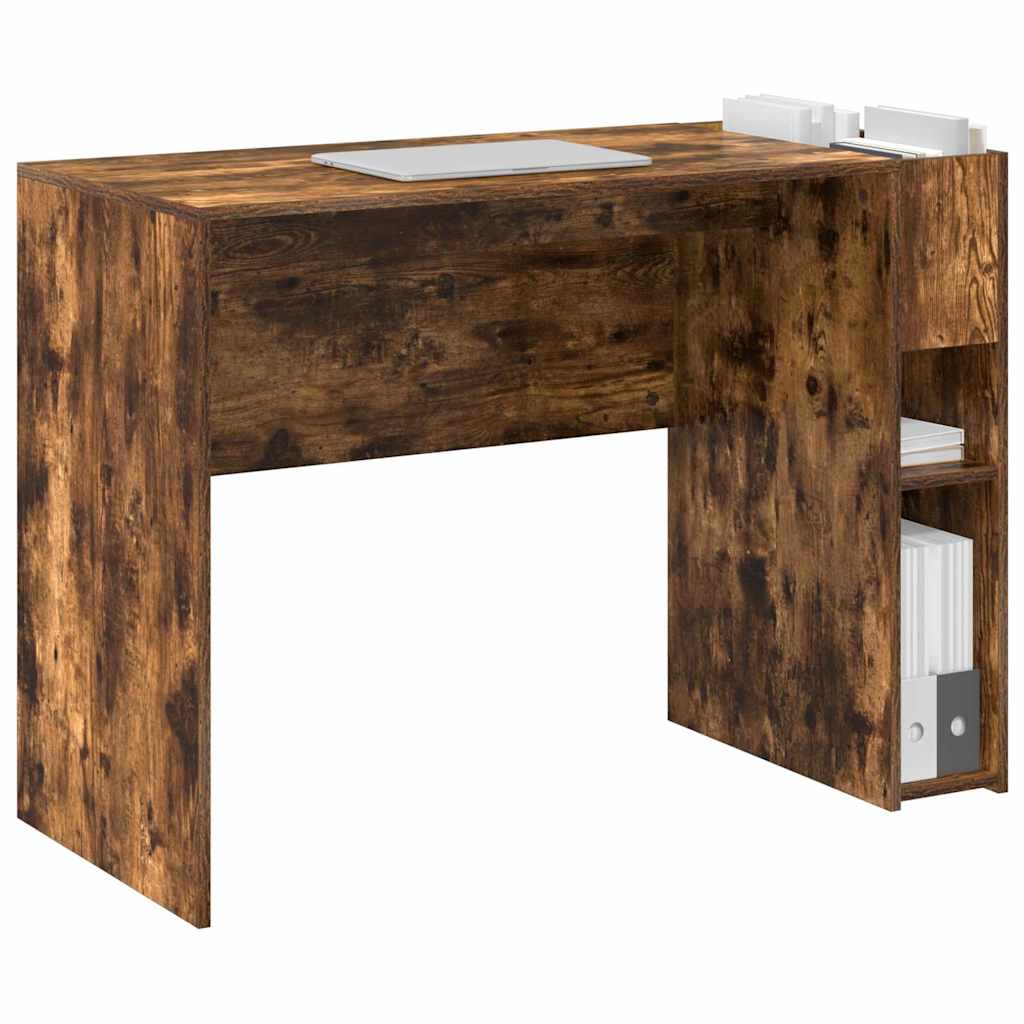 Skrivebord Røkt eik 109 x 50 x 78 cm Konstruert tre