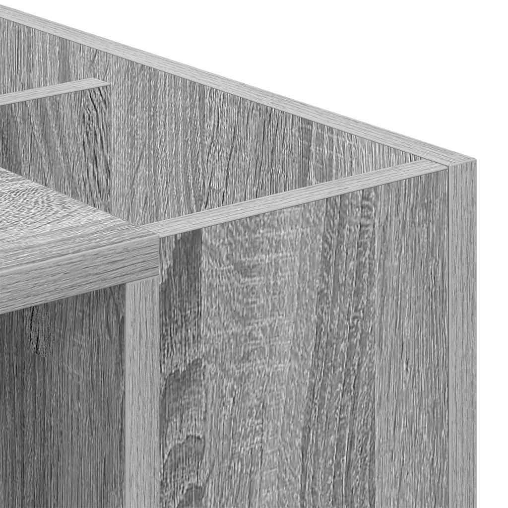 Skrivebord Grå Sonoma 109 x 50 x 78 cm Konstruert tre