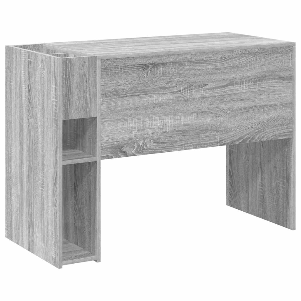Skrivebord Grå Sonoma 109 x 50 x 78 cm Konstruert tre