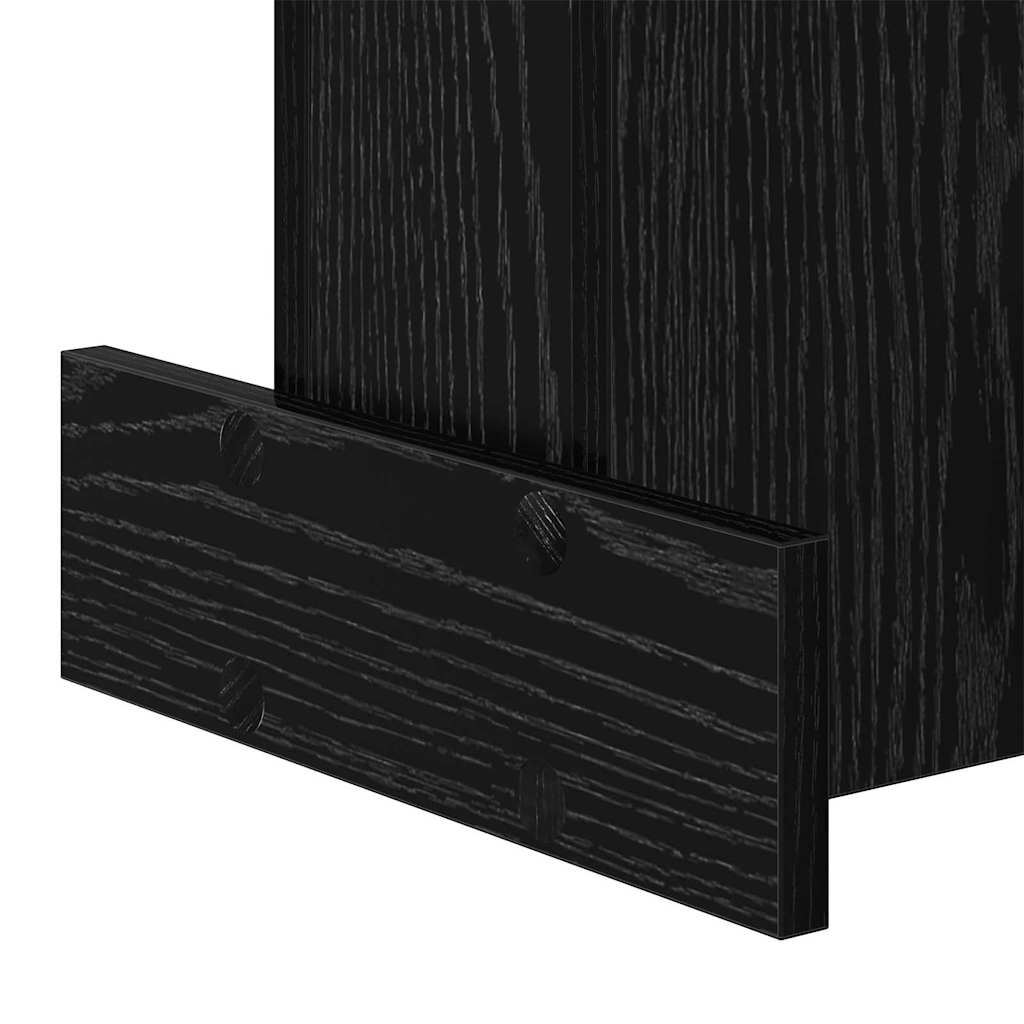 Avlastningsbord Svart Eik 35,5 x 35 x 40 cm Konstruert tre
