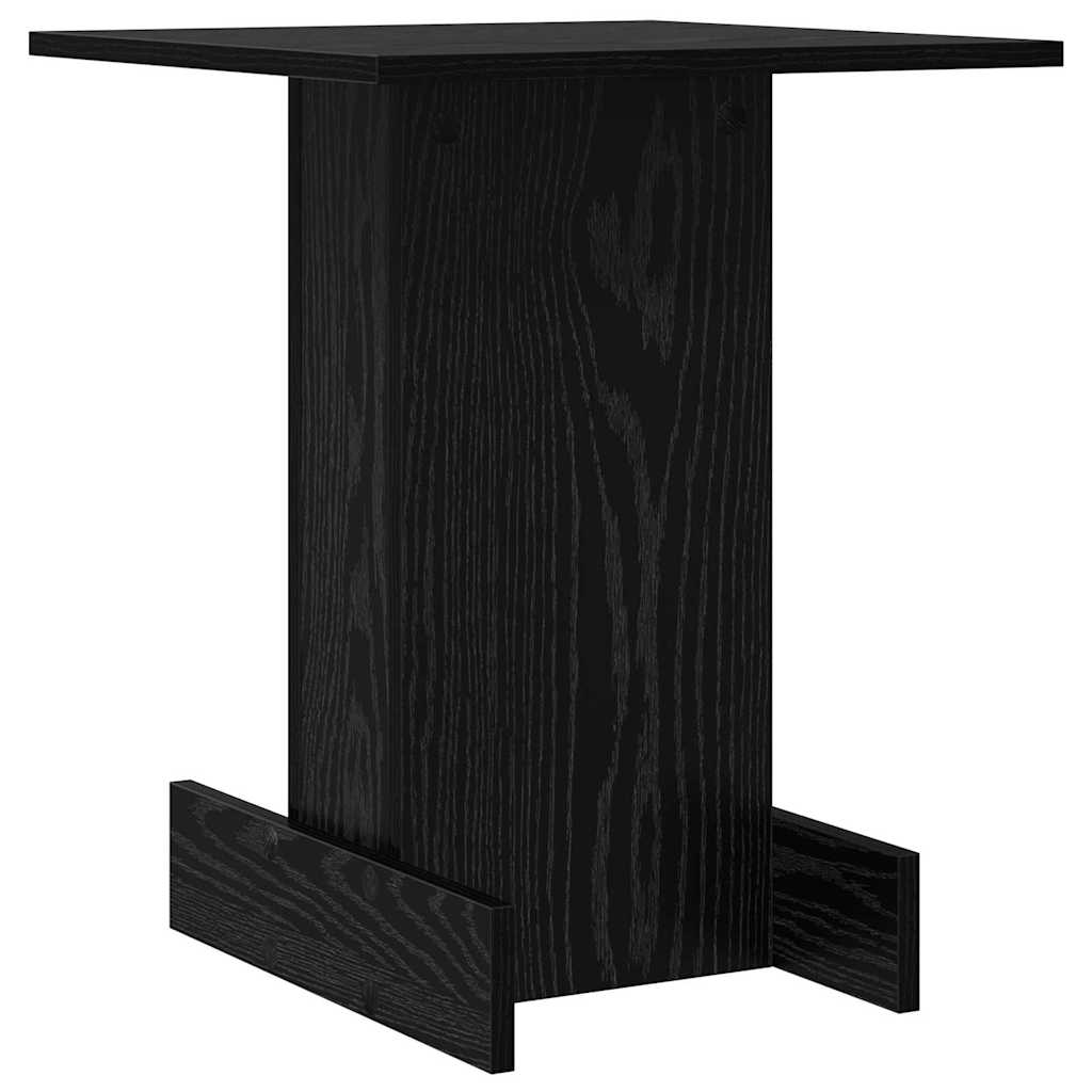 Avlastningsbord Svart Eik 44,5 x 45 x 55 cm Konstruert tre