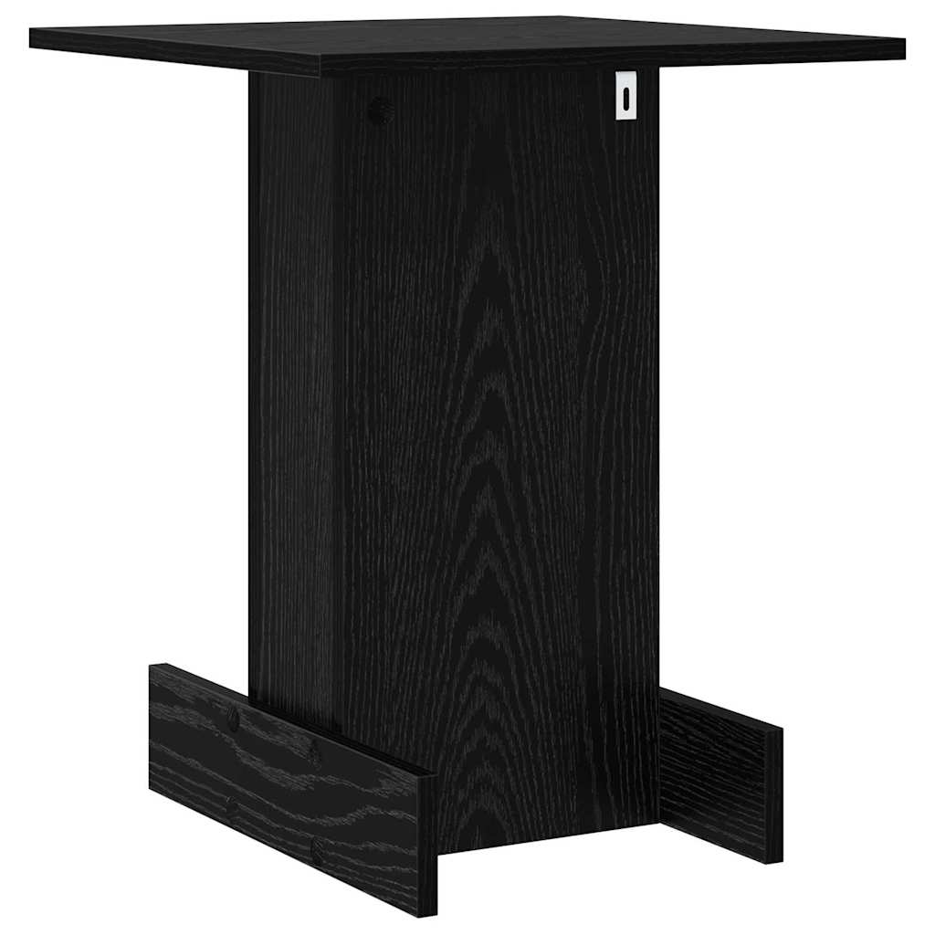 Avlastningsbord Svart Eik 44,5 x 45 x 55 cm Konstruert tre