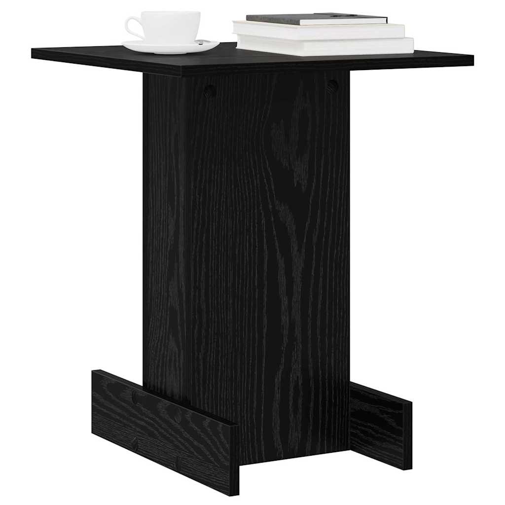 Avlastningsbord Svart Eik 44,5 x 45 x 55 cm Konstruert tre