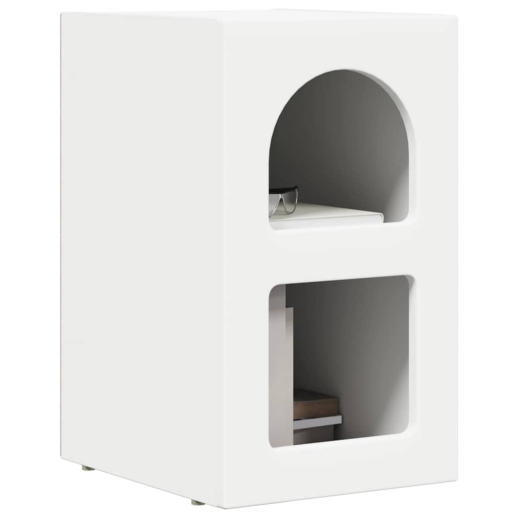 Nattbord ELST Hvit 29,5 x 33,5 x 50 cm Konstruert tre