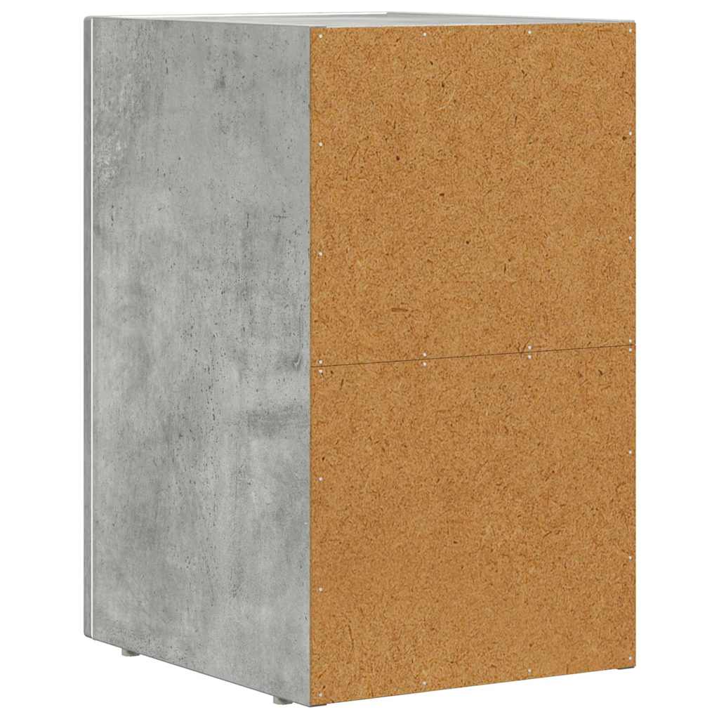 Nattbord ELST 2 stk. Betonggrå 29,5 x 33,5 x 50 cm