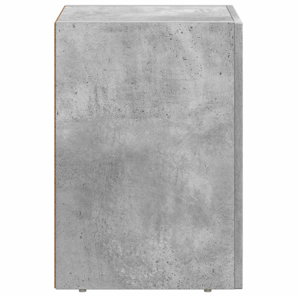 Nattbord ELST 2 stk. Betonggrå 29,5 x 33,5 x 50 cm