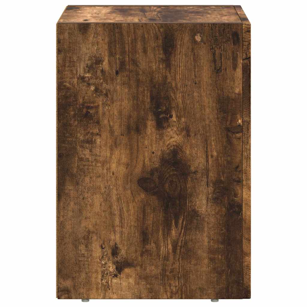 Nattbord ELST Røkt eik 29,5 x 33,5 x 50 cm Konstruert tre