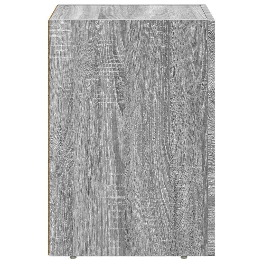 Nattbord ELST Grå Sonoma 29,5 x 33,5 x 50 cm Konstruert tre