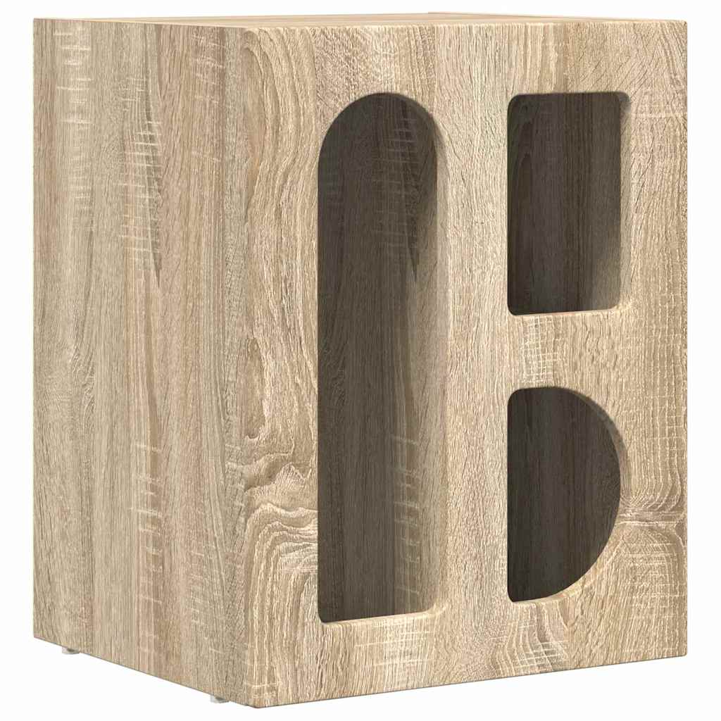 Nattbord ELST Sonoma eik 40 x 35 x 50 cm Konstruert tre