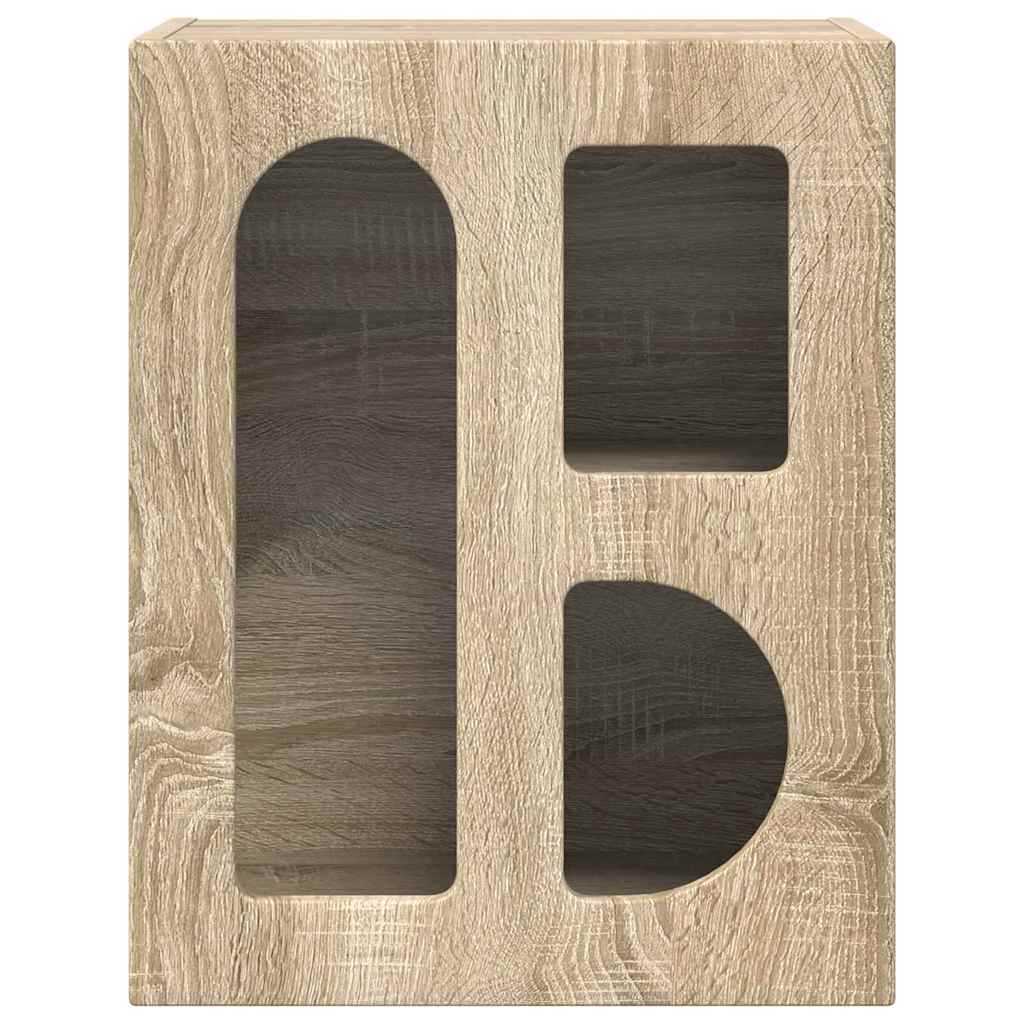 Nattbord ELST Sonoma eik 40 x 35 x 50 cm Konstruert tre