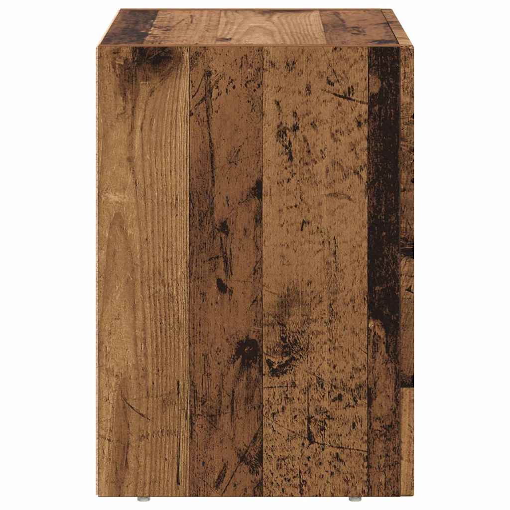 Nattbord ELST 2 stk. Gammelt tre 40 x 35 x 50 cm Konstruert tre