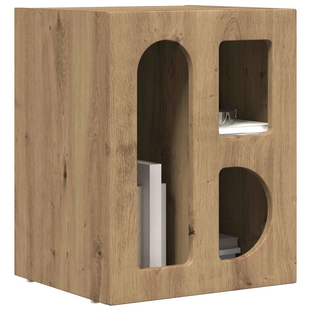 Nattbord ELST 2 stk. Artisan Eik 40 x 35 x 50 cm Konstruert tre
