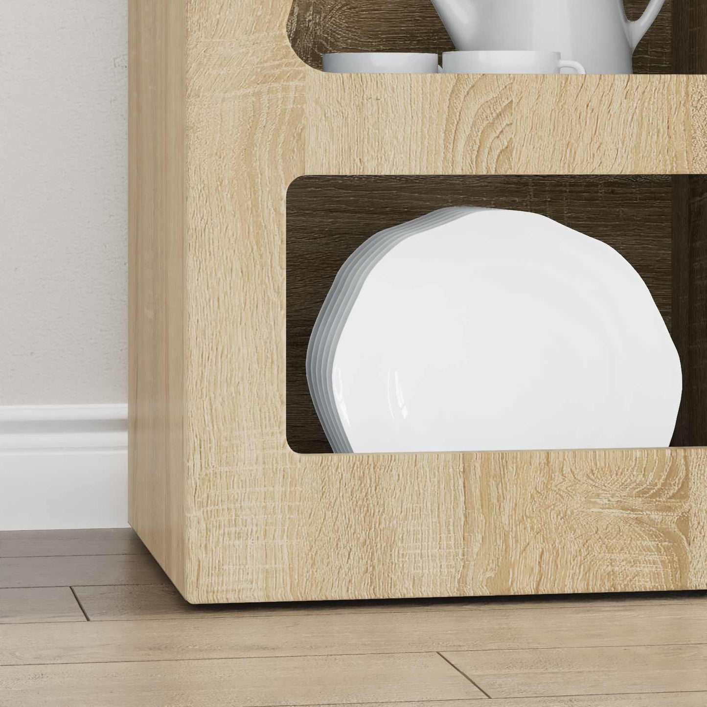 Serviesskap ELST Sonoma eik 40 x 35 x 100,5 cm Konstruert tre