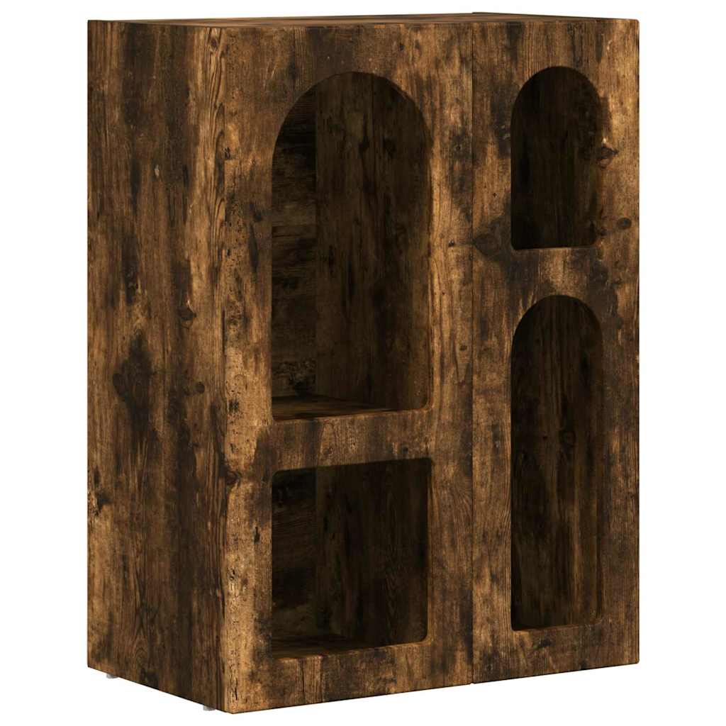 Serviesskap ELST Røkt eik 59 x 35 x 80.5 cm Konstruert tre