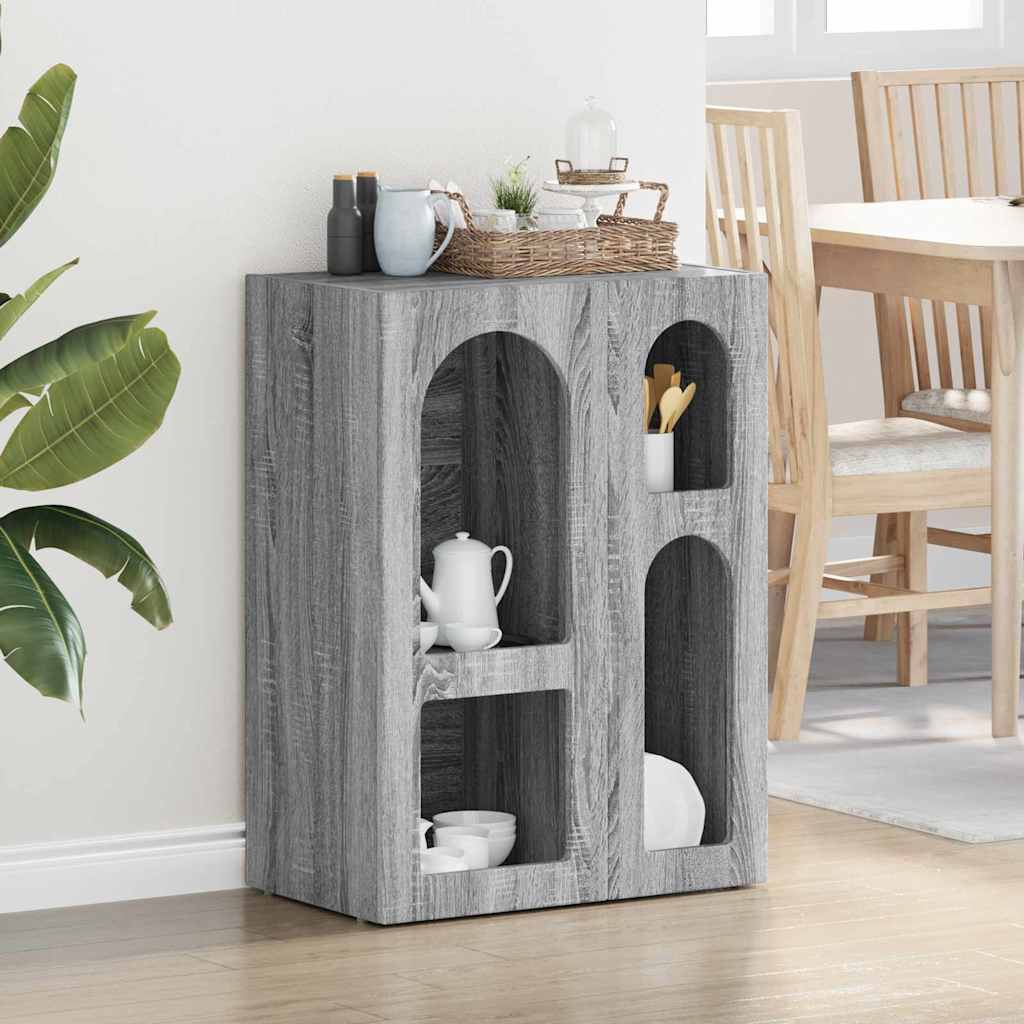 Serviesskap ELST Grå Sonoma 59 x 35 x 80.5 cm Konstruert tre
