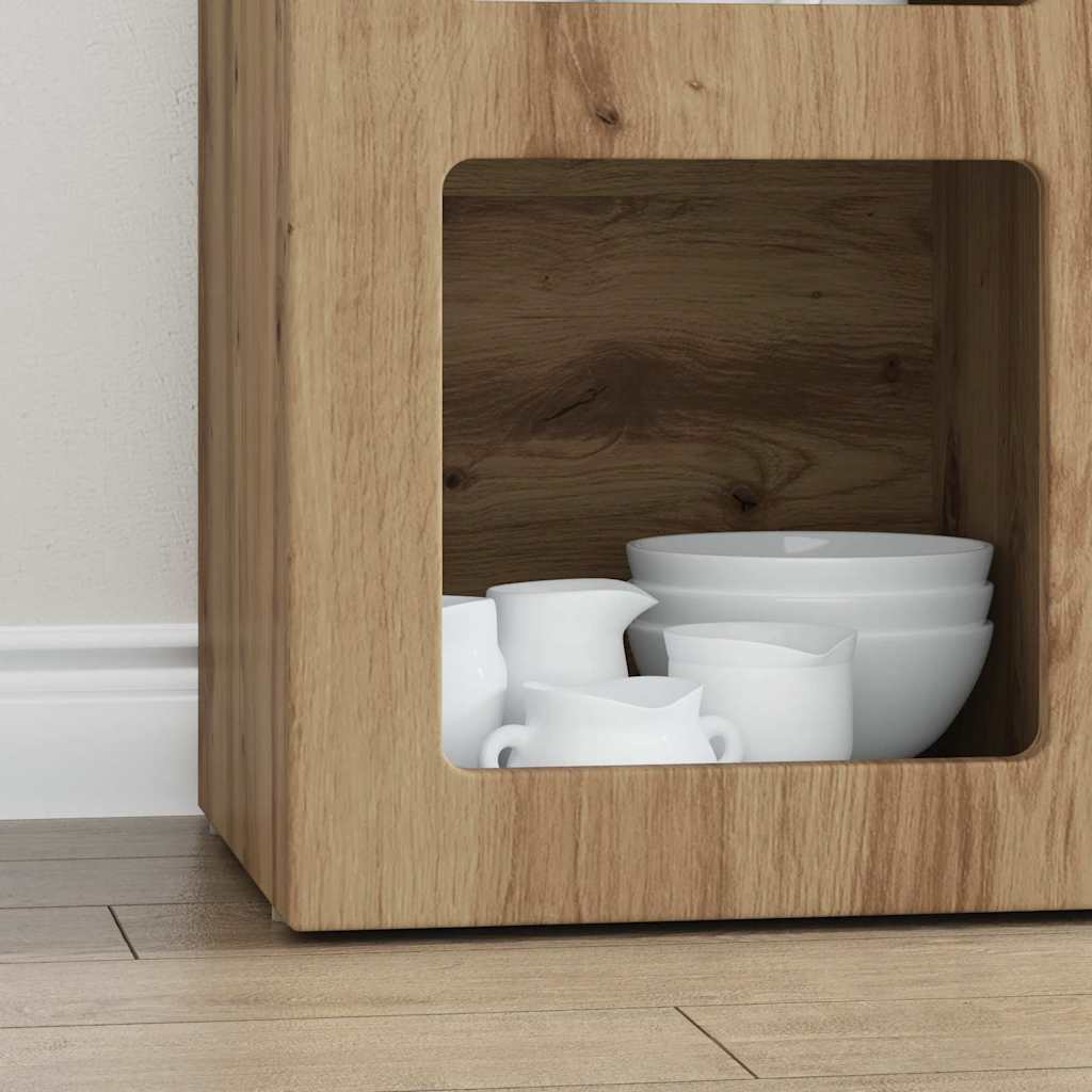 Serviesskap ELST Artisan Eik 59 x 35 x 80.5 cm Konstruert tre