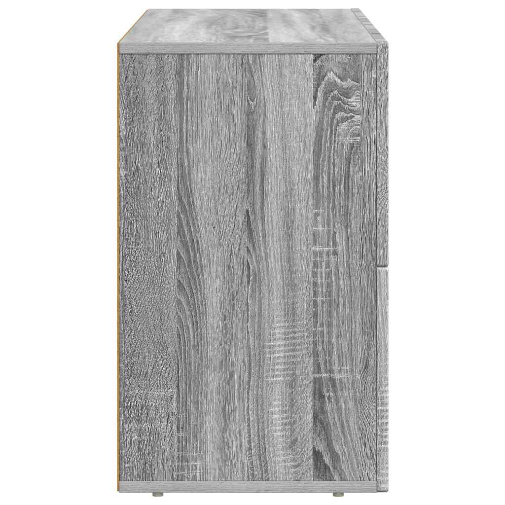 Serviesskap ELST Grå Sonoma 80,5 x 35 x 59 cm Konstruert tre
