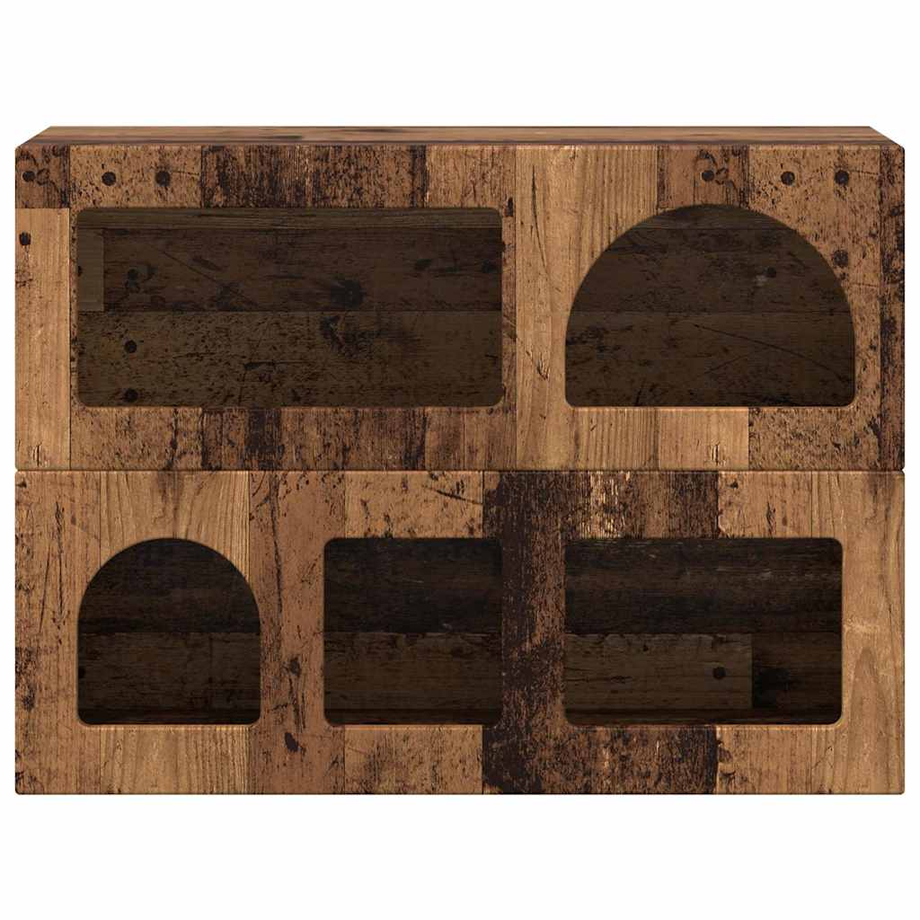Serviesskap ELST Gammelt tre 80,5 x 35 x 59 cm Konstruert tre