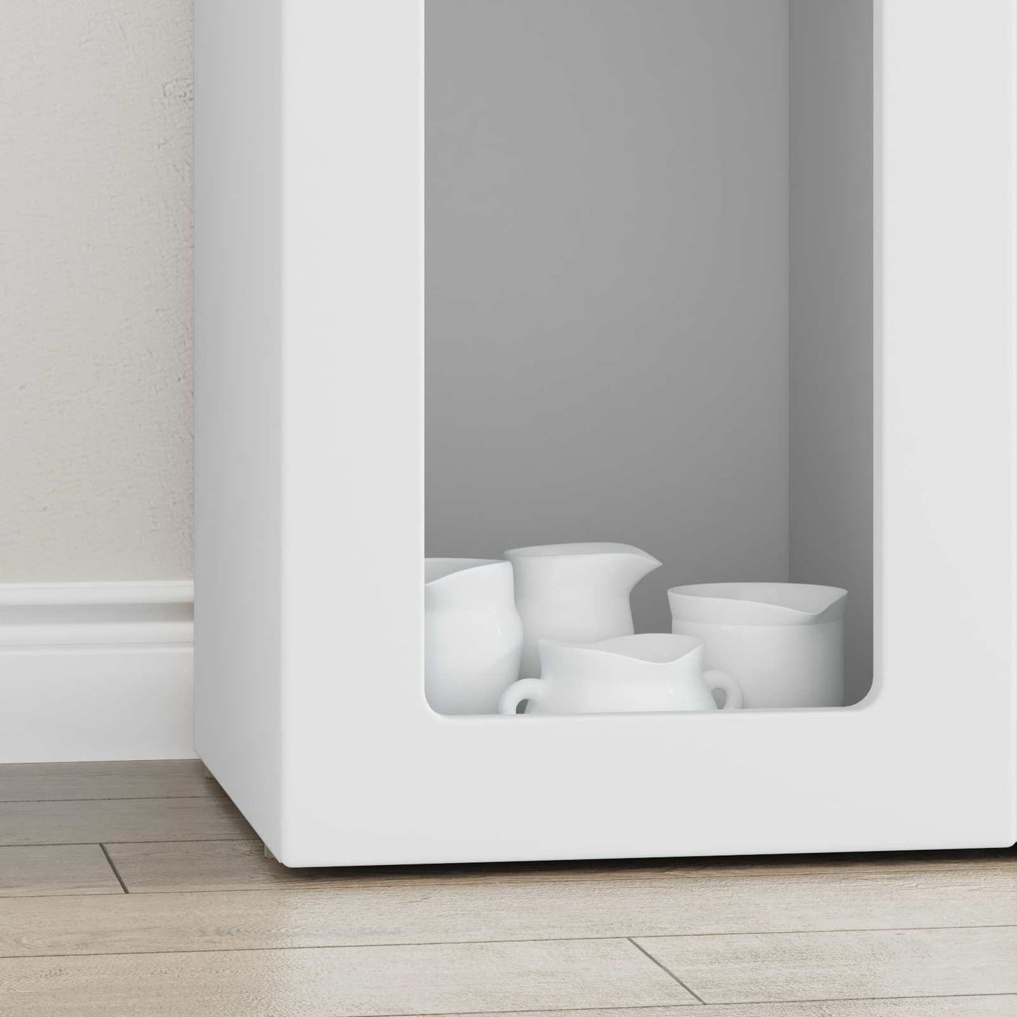 Serviesskap ELST Hvit 59 x 35 x 100,5 cm Konstruert tre